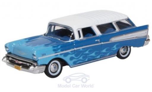 Diecast model cars Chevrolet Nomad 1/87 Oxford blue/blue 1957 Hot Rod Chevrolet Nomad 1/87 Oxford blue/blue 1957 Hot Rod diecast model cars