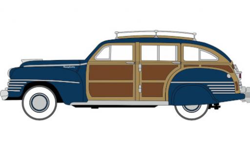 Diecast model cars Chrysler Town & Country 1/87 Oxford Woody Wagon blue/Holzoptik 1942 Chrysler Town & Country 1/87 Oxford Woody Wagon blue/Holzoptik 1942 diecast model cars