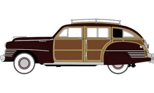 Diecast model cars Chrysler Town & Country 1/87 Oxford Woody Wagon red/Holzoptik 1942 Chrysler Town & Country 1/87 Oxford Woody Wagon red/Holzoptik 1942 diecast model cars