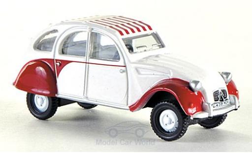 Diecast model cars Citroen 2CV 1/76 Oxford Dolly white/red RHD Citroen 2CV 1/76 Oxford Dolly white/red RHD diecast model cars