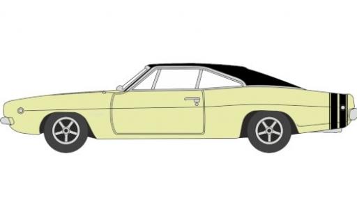 Diecast model cars Dodge Charger 1/87 Oxford yellow/black 1968 Dodge Charger 1/87 Oxford yellow/black 1968 diecast model cars