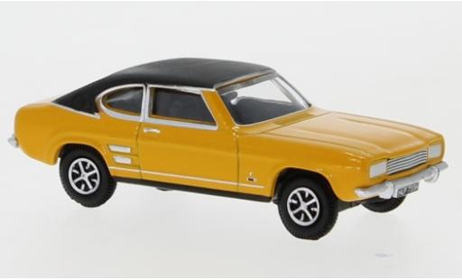 Diecast model cars Ford Capri 1/76 Oxford MKI yellow/black 1970 Ford Capri 1/76 Oxford MKI yellow/black 1970 diecast model cars