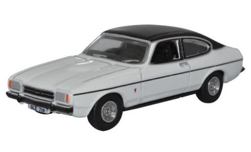 Diecast model cars Ford Capri 1/76 Oxford MkII white/matt-black RHD 1974 Ford Capri 1/76 Oxford MkII white/matt-black RHD 1974 diecast model cars