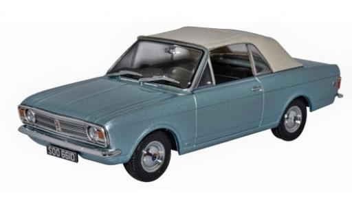 Diecast model cars Ford Cortina 1/43 Oxford MKII Crayford Convertible metallic blue/white RHD Ford Cortina 1/43 Oxford MKII Crayford Convertible metallic blue/white RHD diecast model cars
