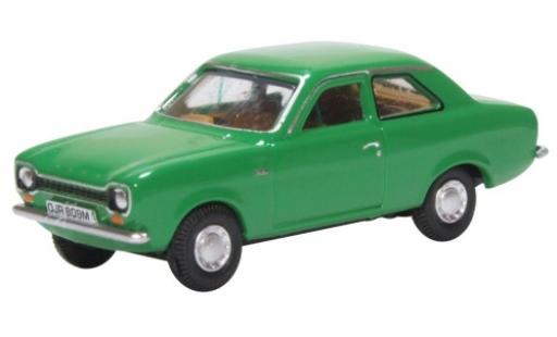 Ford Escort 1/76 Oxford MKI green diecast model cars