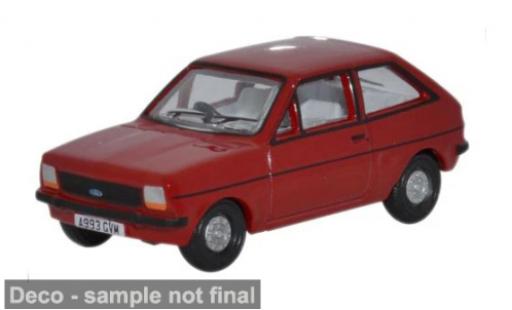 Ford Fiesta 1/76 Oxford MK I rot 1976 1:76 diecast model cars