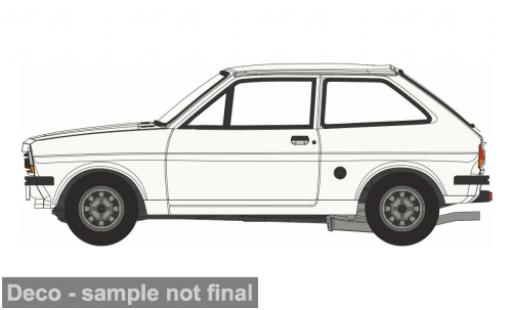 Diecast model cars Ford Fiesta 1/76 Oxford MK I weiss 1:76 Ford Fiesta 1/76 Oxford MK I weiss 1:76 diecast model cars