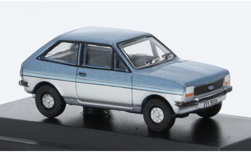 Ford Fiesta 1/76 Oxford MKI metallise blau/silber 1:76 diecast model cars