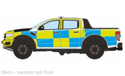 Ford Ranger 1/76 Oxford Raptor gelb/blau South Wales Police 1:76 diecast model cars