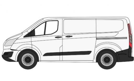 Diecast model cars Ford Transit 1/76 Oxford Custom white RHD Ford Transit 1/76 Oxford Custom white RHD diecast model cars