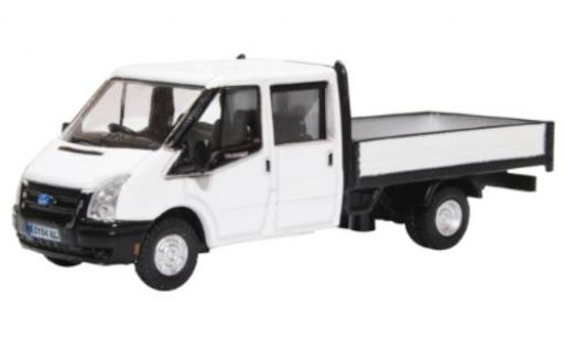 Diecast model cars Ford Transit 1/76 Oxford Double Cab Pickup white RHD Ford Transit 1/76 Oxford Double Cab Pickup white RHD diecast model cars