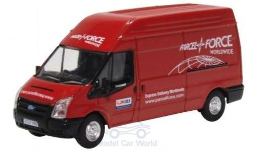 Diecast model cars Ford Transit 1/76 Oxford MK5 red Parcelforce Ford Transit 1/76 Oxford MK5 red Parcelforce diecast model cars