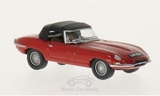 Diecast model cars Jaguar E-Type 1/76 Oxford DHC red/black RHD Jaguar E-Type 1/76 Oxford DHC red/black RHD diecast model cars