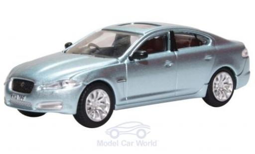 Jaguar XF 1/76 Oxford metallic blue diecast model cars