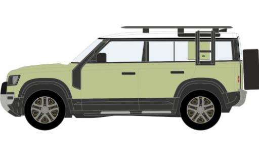 Land Rover Defender 1/76 Oxford 110 Explorer metallic green diecast model cars