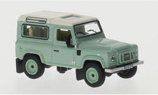 Land Rover Defender 1/76 Oxford 90 green/beige RHD Station Wagon diecast model cars