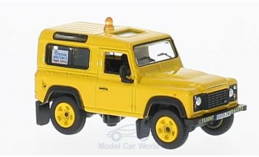 Land Rover Defender 1/76 Oxford 90 RAF Flight Safety diecast model cars