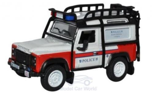 Land Rover Defender 1/76 Oxford 90 Station Wagon Metropolitan Police diecast model cars