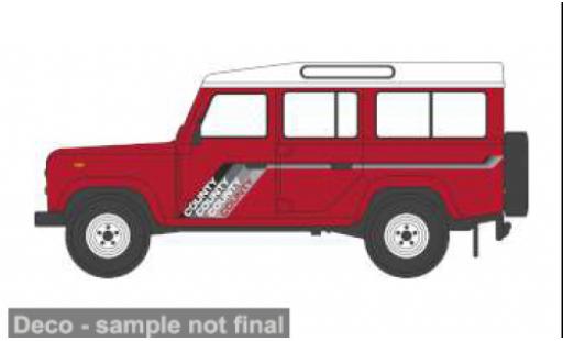Land Rover Defender 1/76 Oxford LWB Station Wagon rot 1:76 diecast model cars