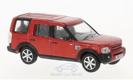 Land Rover Discovery 1/76 Oxford 3 metallic red diecast model cars