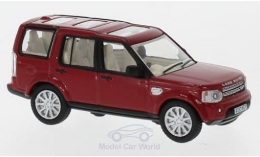 Land Rover Discovery 1/76 Oxford 4 metallic red diecast model cars
