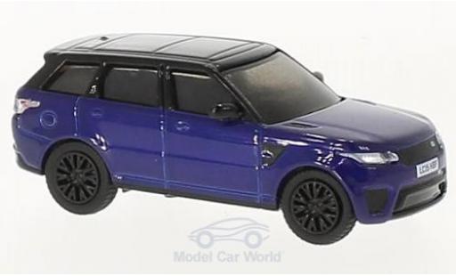 Diecast model cars Land Rover Range Rover 1/76 Oxford Sport SVR blue/black Land Rover Range Rover 1/76 Oxford Sport SVR blue/black diecast model cars