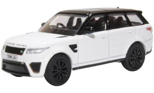 Diecast model cars Land Rover Range Rover 1/76 Oxford Sport SVR white/black RHD Land Rover Range Rover 1/76 Oxford Sport SVR white/black RHD diecast model cars
