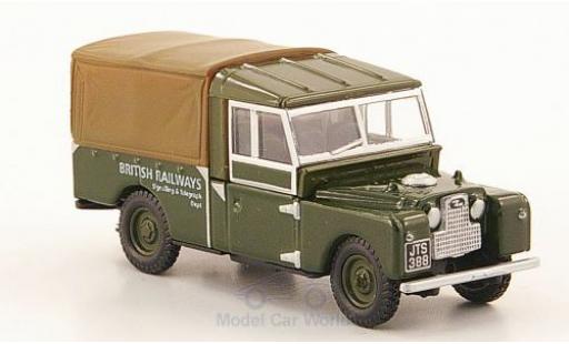 Diecast model cars Land Rover Series 1 1/76 Oxford 109 oliv/brown British Railways Land Rover Series 1 1/76 Oxford 109 oliv/brown British Railways diecast model cars