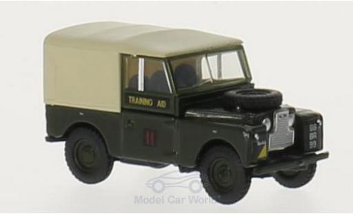 Land Rover Series 1 1/76 Oxford 88 Canvas green/beige RHD RTC 6th Training Regiment diecast model cars