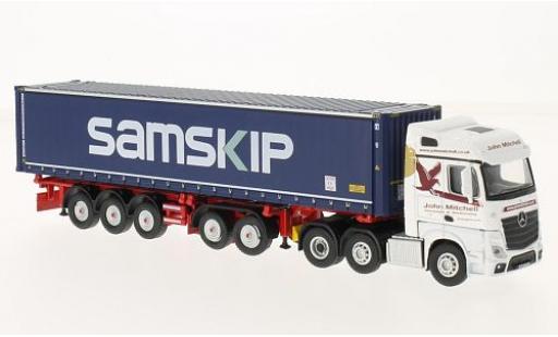 Diecast model cars Mercedes Actros 1/76 Oxford SSC D-TEC RHD John Mitc/Samskip Mercedes Actros 1/76 Oxford SSC D-TEC RHD John Mitc/Samskip diecast model cars