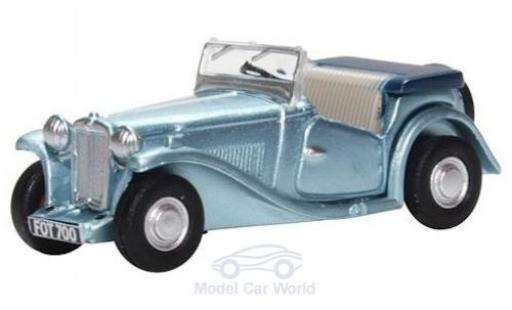 MG TC 1/76 Oxford metallic blue RHD diecast model cars