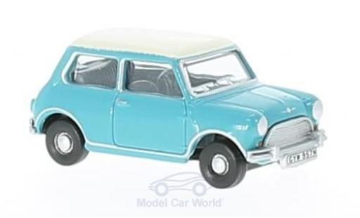 Mini Cooper S 1/76 Oxford türkis/white diecast model cars