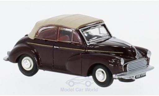 Morris Minor 1/76 Oxford Convertible red/beige diecast model cars