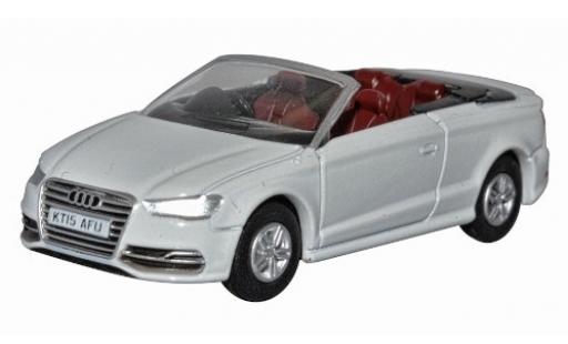 Audi S3 1/76 Oxford cabriolet white RHD diecast model cars