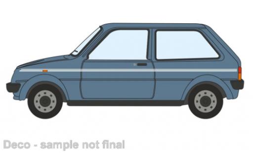 Austin Mini 1/76 Oxford Metro metallise blue diecast model cars