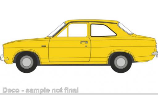 Diecast model cars Ford Escort 1/76 Oxford MK I yellow Ford Escort 1/76 Oxford MK I yellow diecast model cars