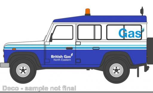 Land Rover Defender 1/76 Oxford LWB Station Wagon British Gas diecast model cars