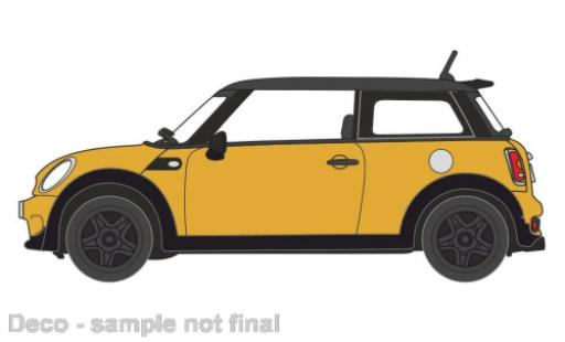 Mini Cooper 1/76 Oxford gelb/black diecast model cars