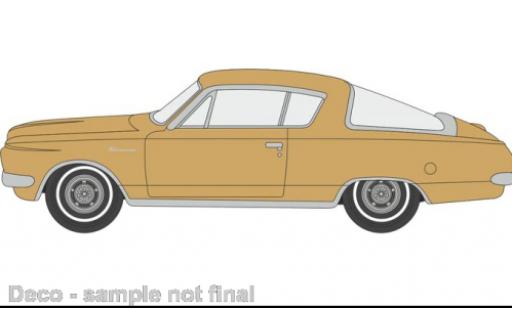 Diecast model cars Plymouth Barracuda 1/87 Oxford gold 1965 Plymouth Barracuda 1/87 Oxford gold 1965 diecast model cars