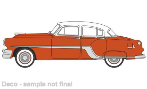 Diecast model cars Pontiac Chieftain 1/87 Oxford red/white 1954 Pontiac Chieftain 1/87 Oxford red/white 1954 diecast model cars