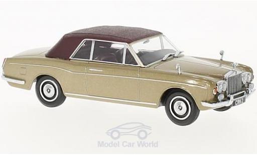 Diecast model cars Rolls Royce Corniche 1/43 Oxford Convertible metallic beige/matt-red RHD geschlossen Rolls Royce Corniche 1/43 Oxford Convertible metallic beige/matt-red RHD geschlossen diecast model cars