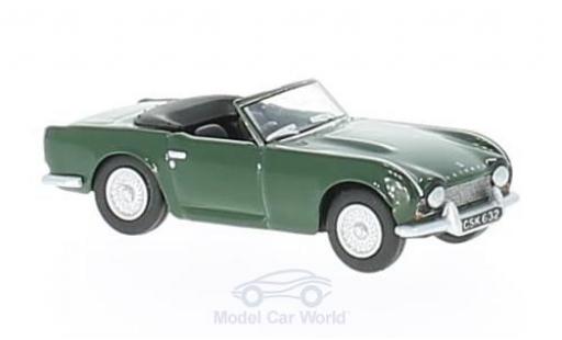 Triumph TR4 1/76 Oxford green diecast model cars
