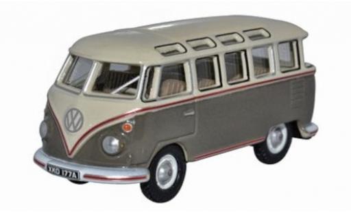 Diecast model cars Volkswagen T1 1/76 Oxford Samba Bus beige/grey Volkswagen T1 1/76 Oxford Samba Bus beige/grey diecast model cars