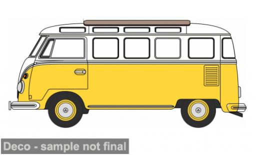 Diecast model cars Volkswagen T1 1/76 Oxford Samba Bus gelb 1:76 Volkswagen T1 1/76 Oxford Samba Bus gelb 1:76 diecast model cars