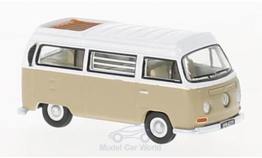 Diecast model cars Volkswagen T2 B 1/76 Oxford Bay Window Camper beige/white Volkswagen T2 B 1/76 Oxford Bay Window Camper beige/white diecast model cars