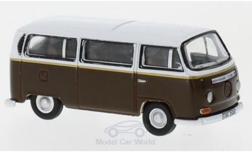 Diecast model cars Volkswagen T2 B 1/76 Oxford Bay Window brown/white Auf Wiedersehn Pet Volkswagen T2 B 1/76 Oxford Bay Window brown/white Auf Wiedersehn Pet diecast model cars