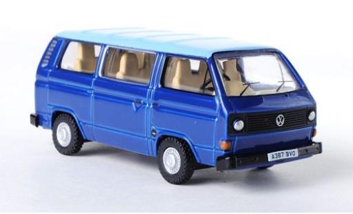 Diecast model cars Volkswagen T3 1/76 Oxford Bus blue/blue RHD Volkswagen T3 1/76 Oxford Bus blue/blue RHD diecast model cars