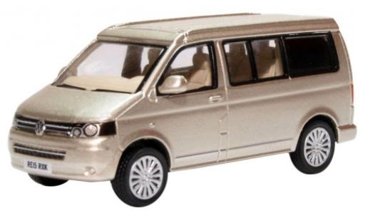 Diecast model cars Volkswagen T5 1/76 Oxford Camper metallic beige Volkswagen T5 1/76 Oxford Camper metallic beige diecast model cars