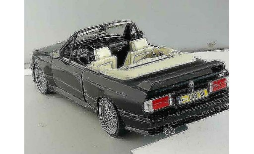 Bmw M3 Cabriolet 1/18 Autoart E30 black jantes bbs 17 pouces diecast model cars