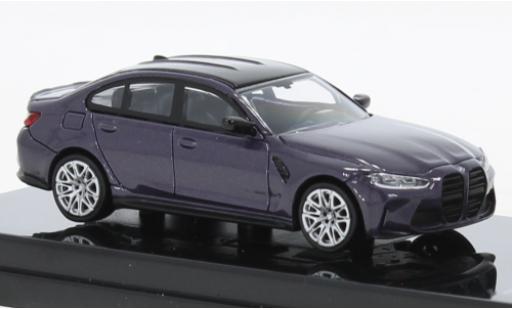 Diecast model cars Bmw M3 1/64 Para64 (G80) metallise purple/black 2020 Bmw M3 1/64 Para64 (G80) metallise purple/black 2020 diecast model cars